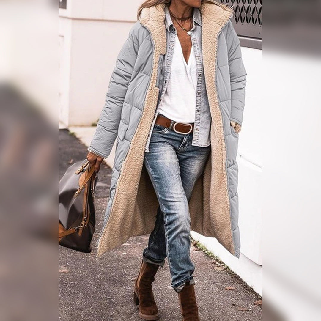 HAZEL - Elegant Long Winter Coat for Women