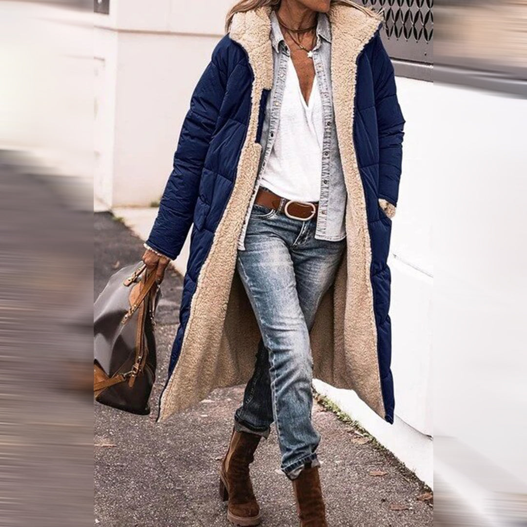 HAZEL - Elegant Long Winter Coat for Women