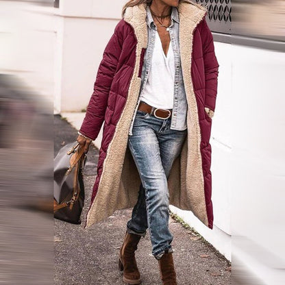 HAZEL - Elegant Long Winter Coat for Women
