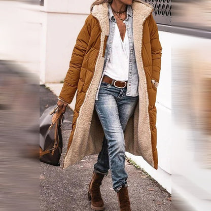 HAZEL - Elegant Long Winter Coat for Women