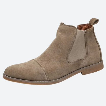Stylish men's Chelsea boots in luxury suede - Helmut