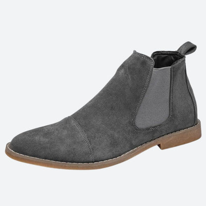 Stylish men's Chelsea boots in luxury suede - Helmut