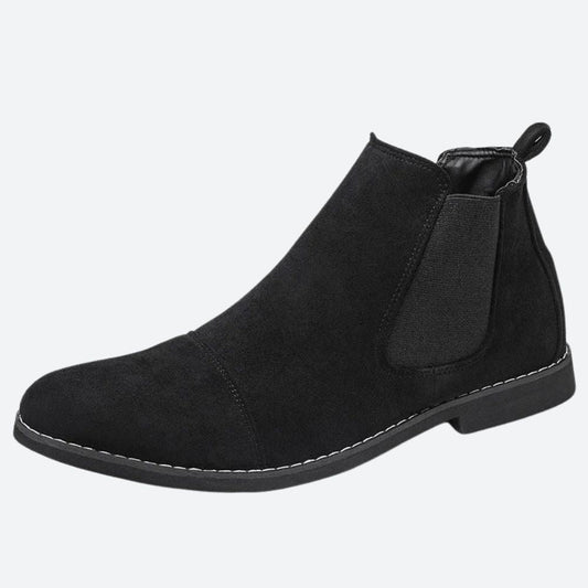 Stylish men's Chelsea boots in luxury suede - Helmut