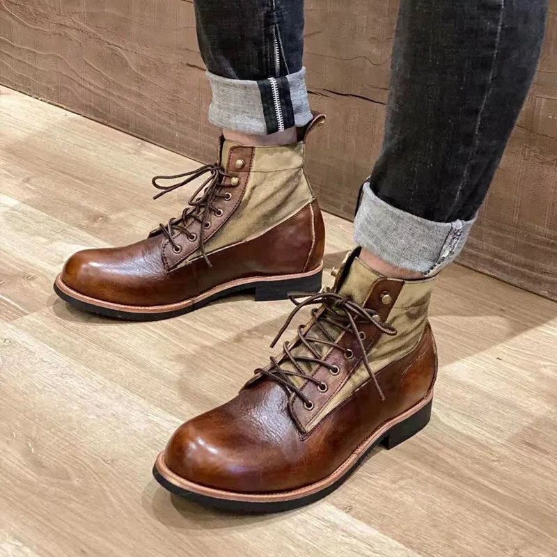 Fashion - Luxury Genuine Leather Boots for Stylish Comfort