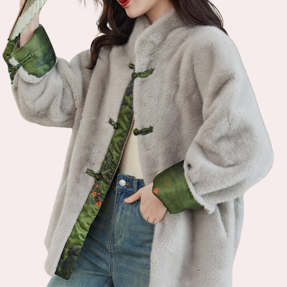 ELMIRA - Elegant Women's Coat for Cold Days