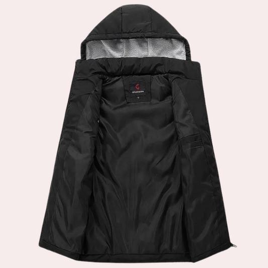 Stylish Modern Hooded Cardigan for the Contemporary Man - BENJAMIN