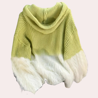 CYRENA - Stylish Coloured Knitted Sweater for Ladies