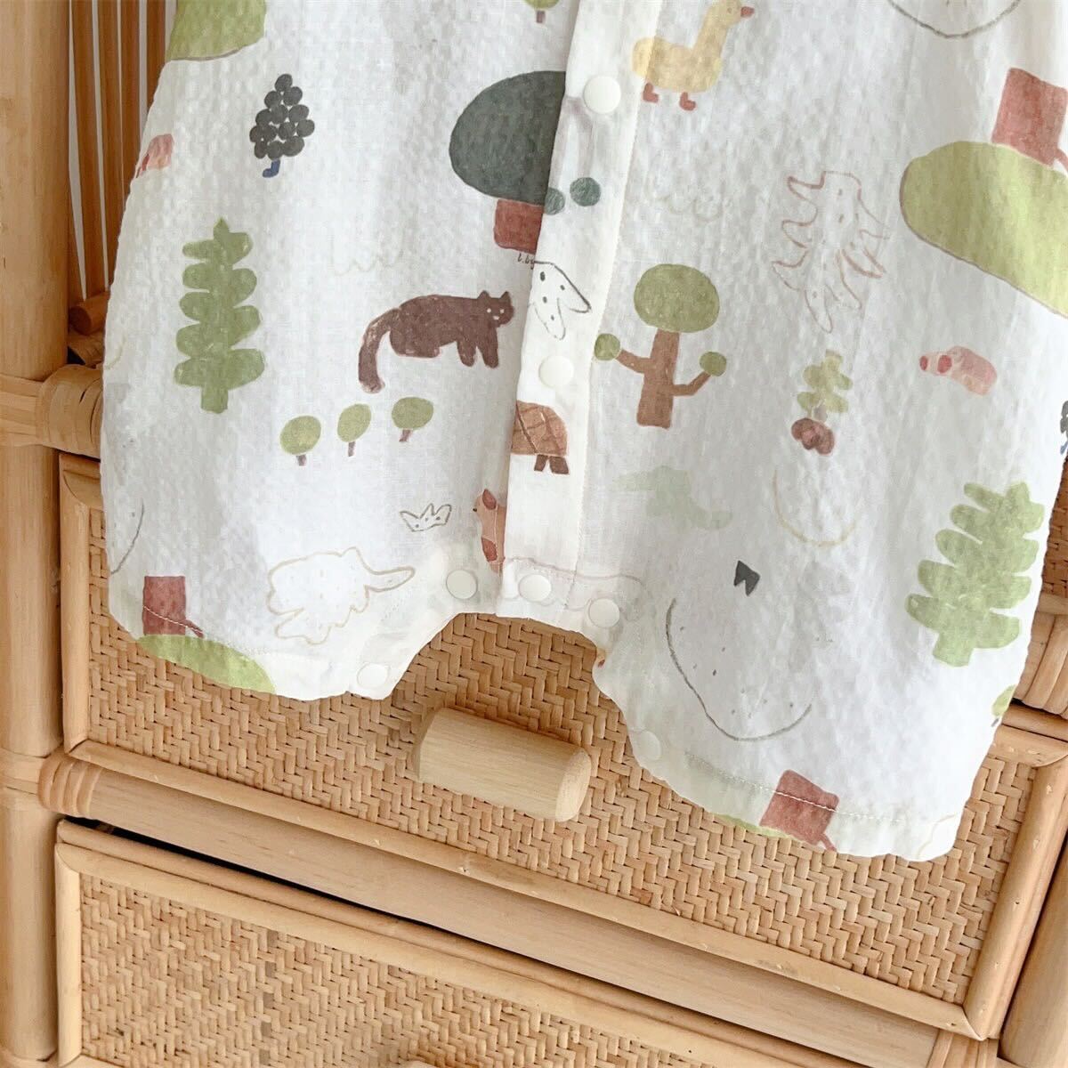 Jungle theme romper