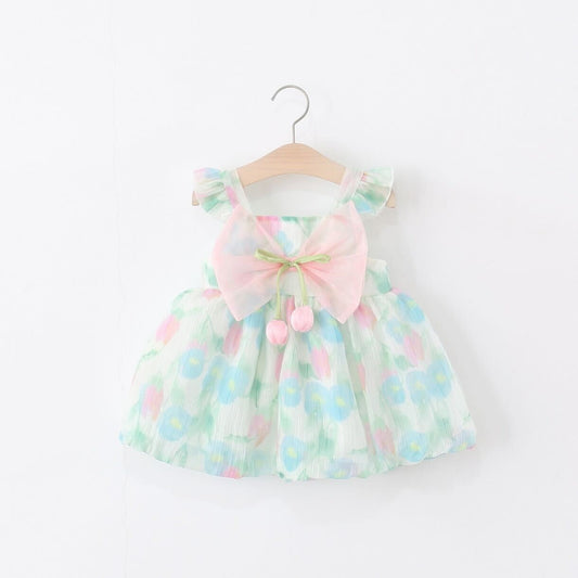 Lotus bow dress
