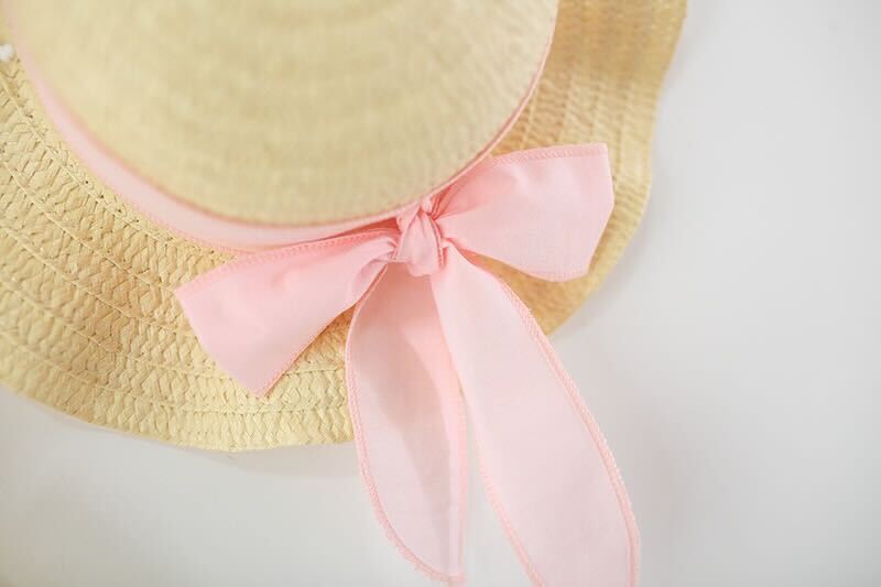 Ruffle flower dress with hat