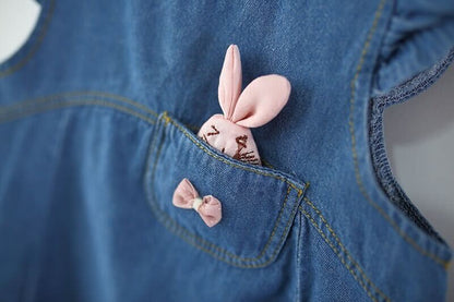 Rabbit denim dress