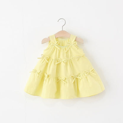 Bow knot tier dress