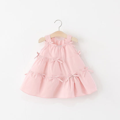 Bow knot tier dress