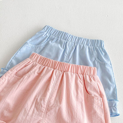 Floral ribbed ruffle top and shorts premium set