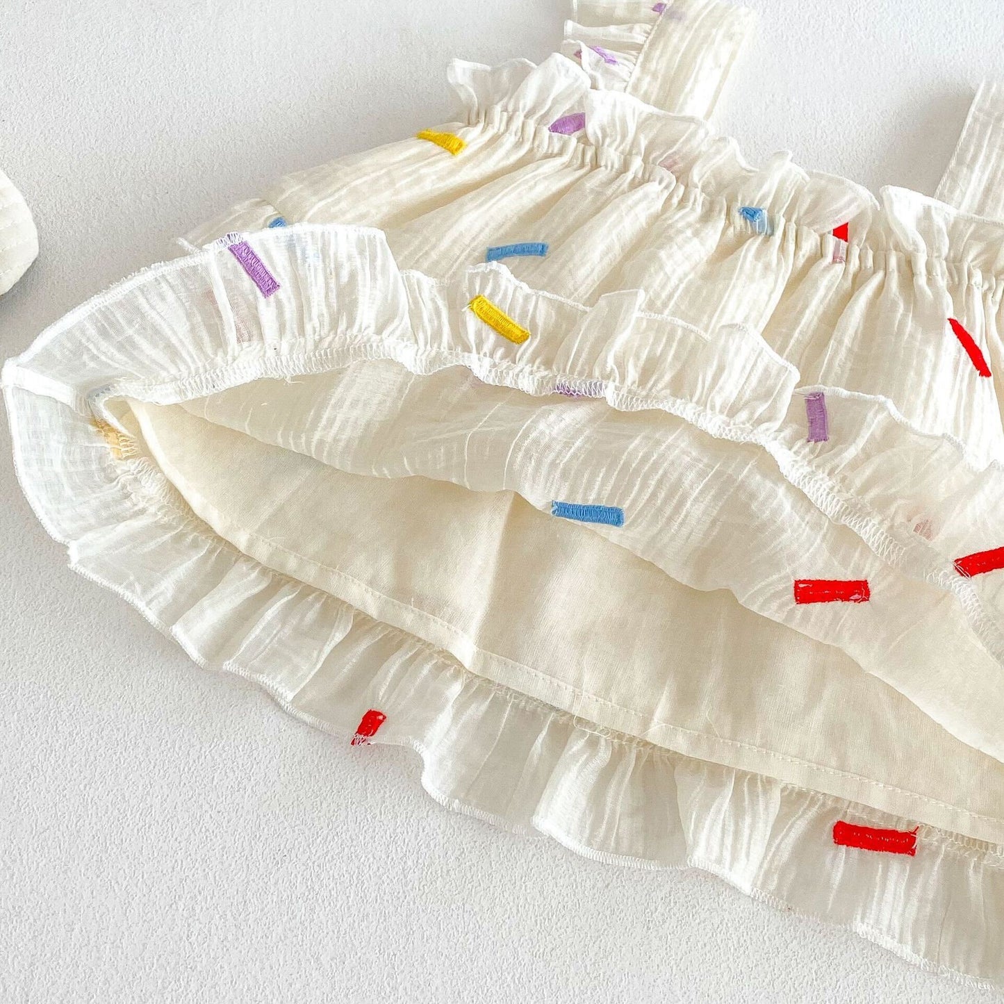 Crushed layered top and shorts premium set