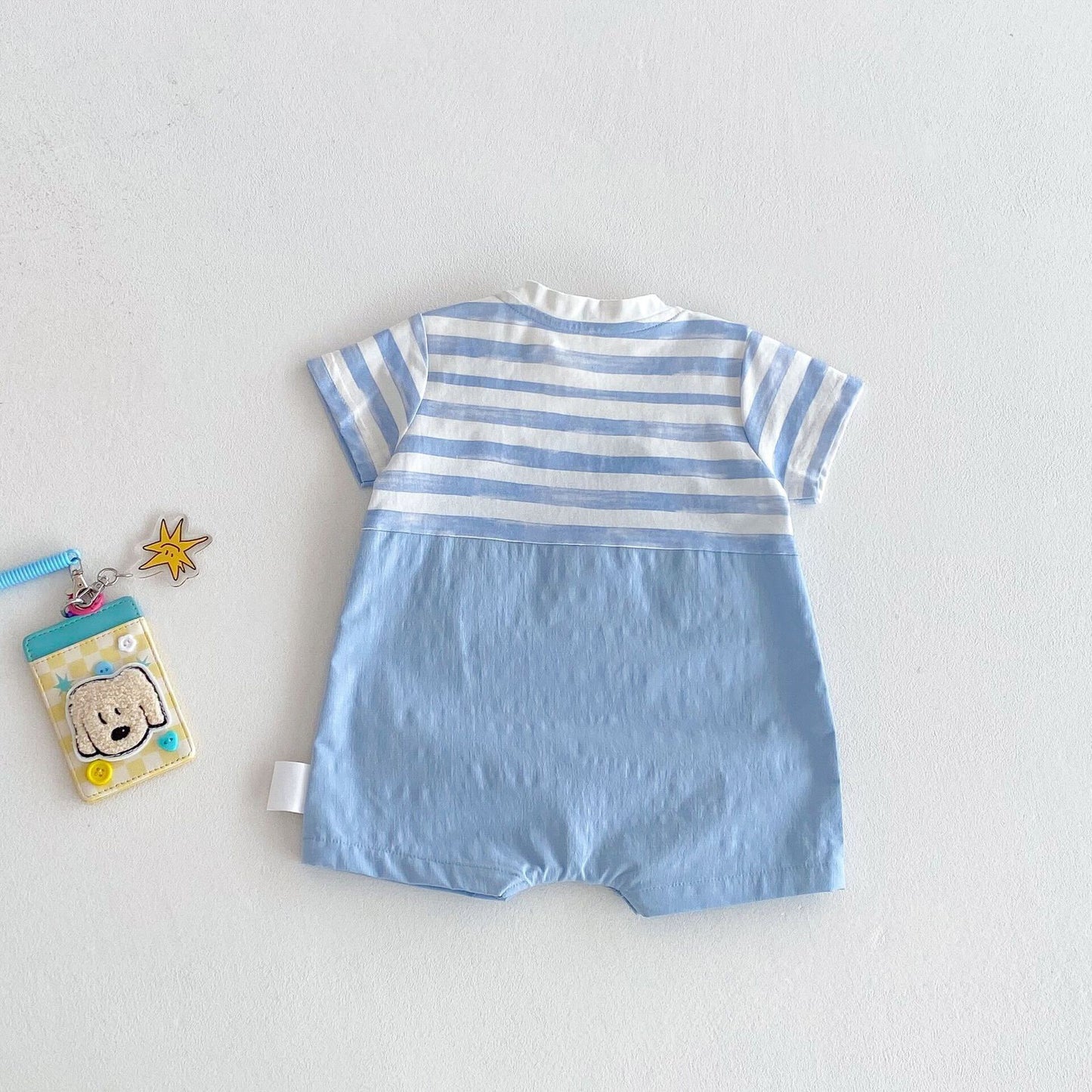 Dungaree style premium romper