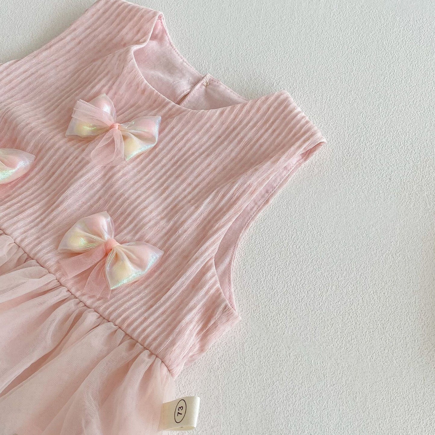 Three bow pink set