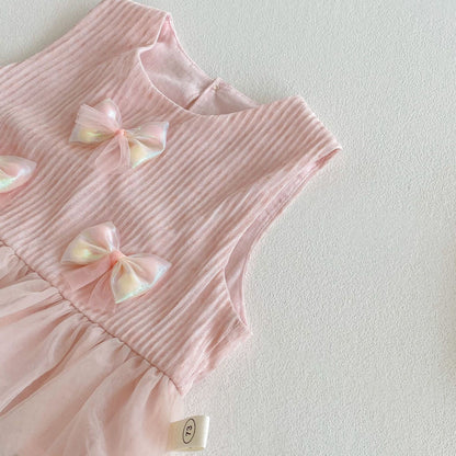 Three bow pink set