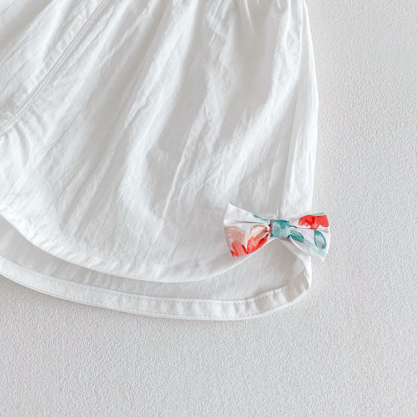 Floral ruffle sleeves top and shorts set
