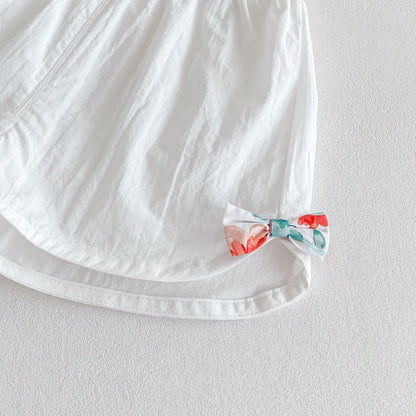 Floral ruffle sleeves top and shorts set