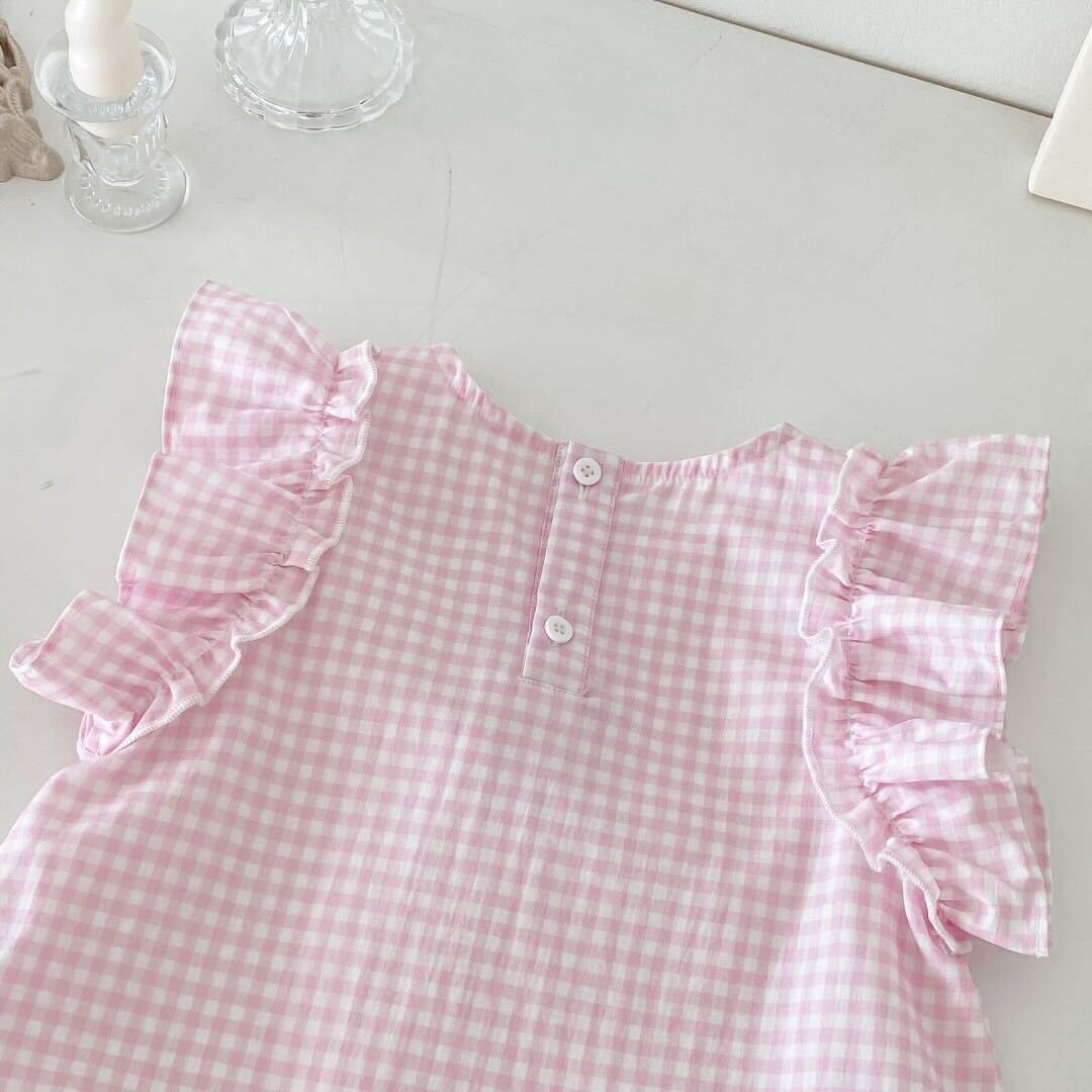 Rabbit checkered jumpsuit