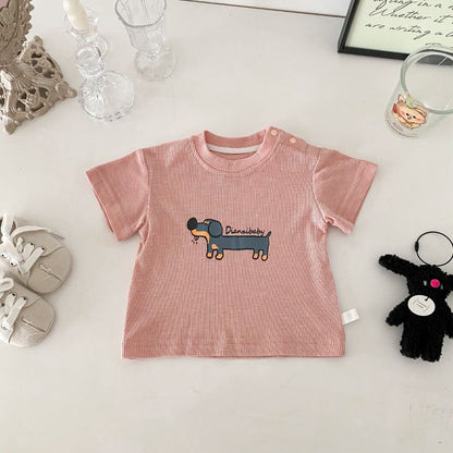 Tshirt and dungaree set