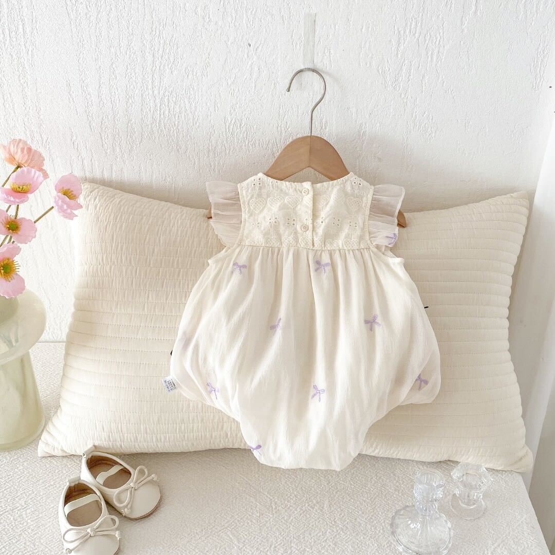 Embroidered premium romper