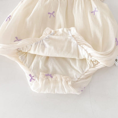 Embroidered premium romper
