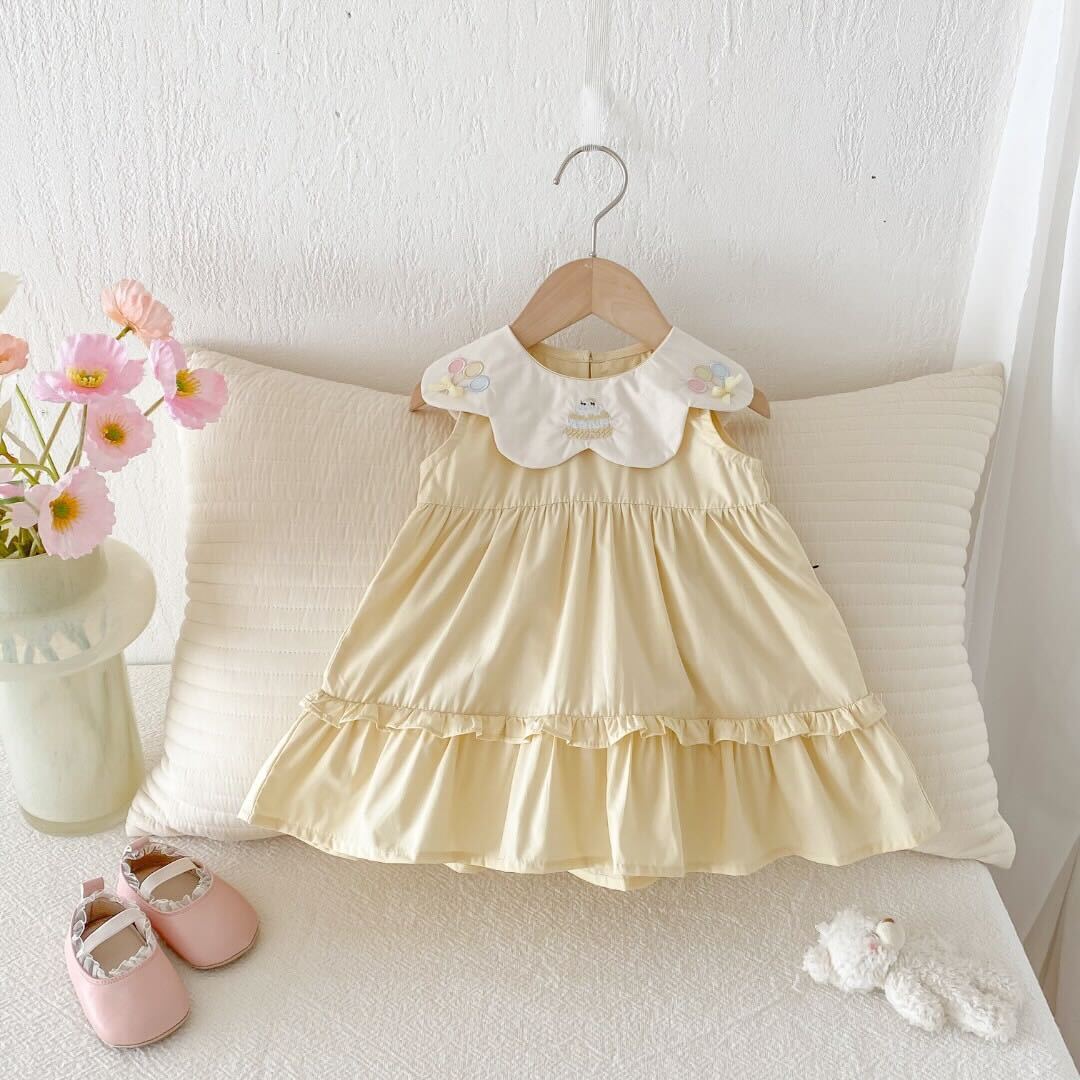 Party collar layered dress