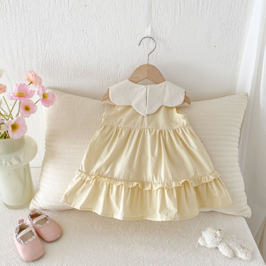 Party collar layered dress