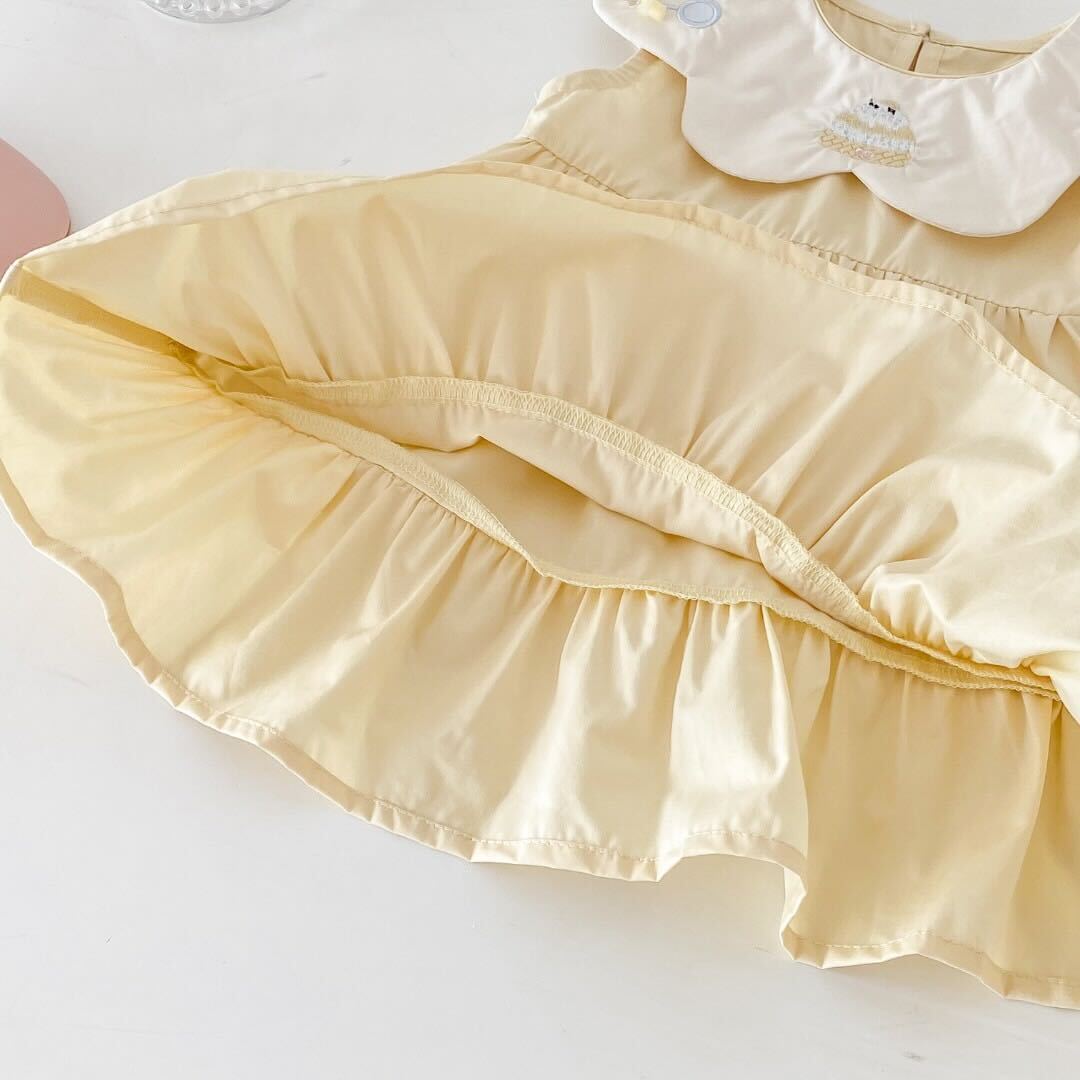 Party collar layered dress