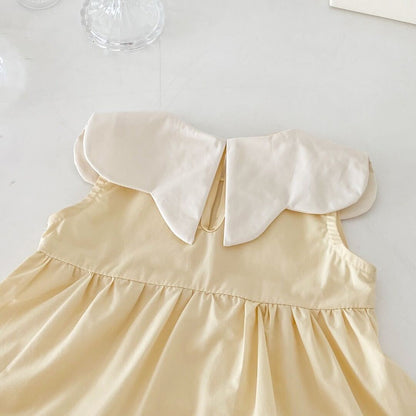 Party collar layered dress