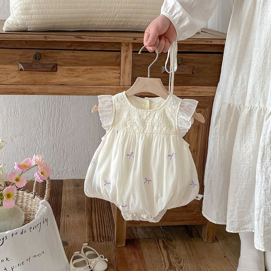 Embroidered premium romper