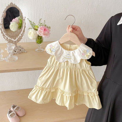 Party collar layered dress