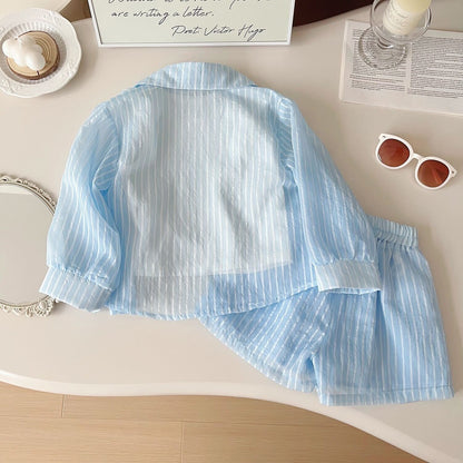 Striped co-ord set with tshirt