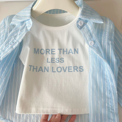 Striped co-ord set with tshirt