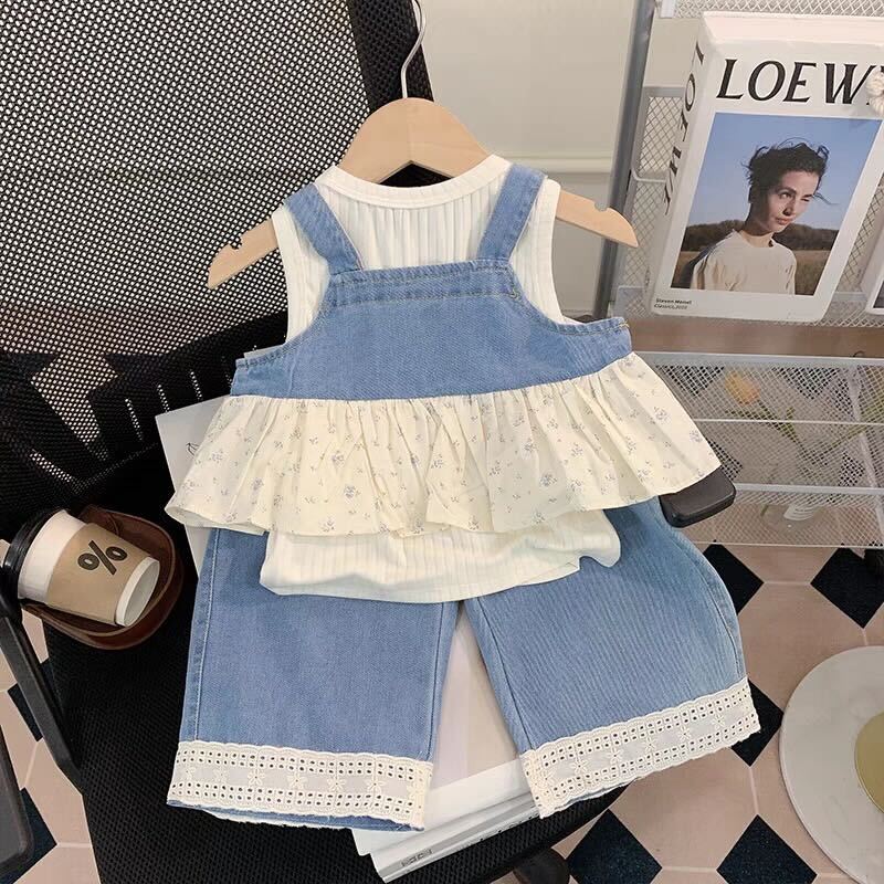 Three piece denim set