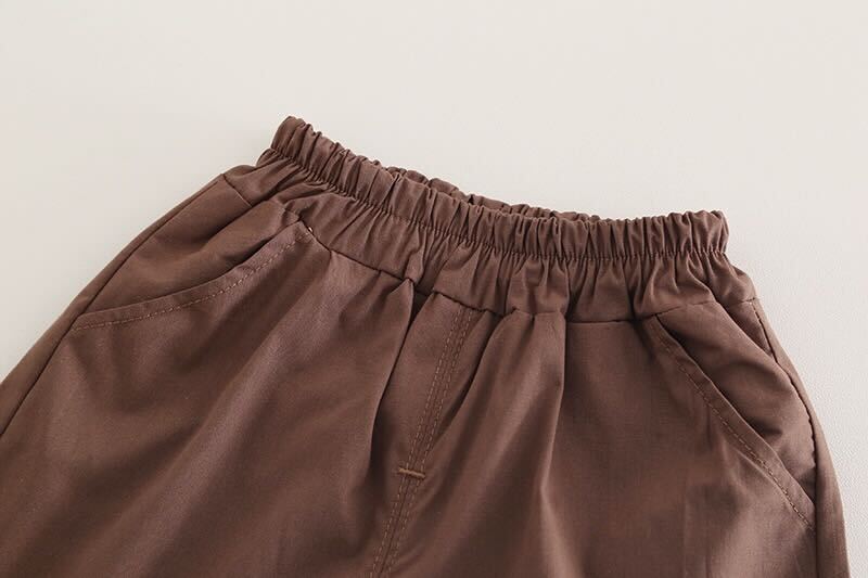 Striped dungaree style T-shirt set