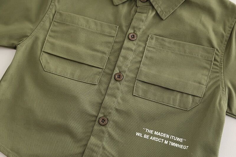 Rugged denim three piece set