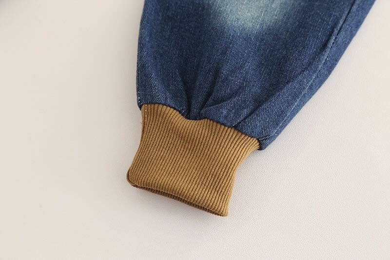 Rugged denim three piece set