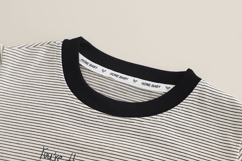 Striped T-shirt summer set