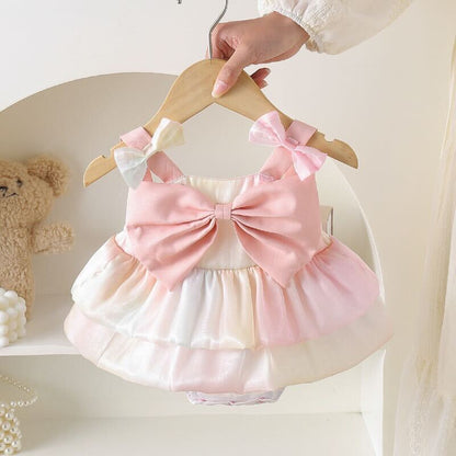Bow made ombré romper