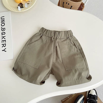 Printed shirt and shorts summer set