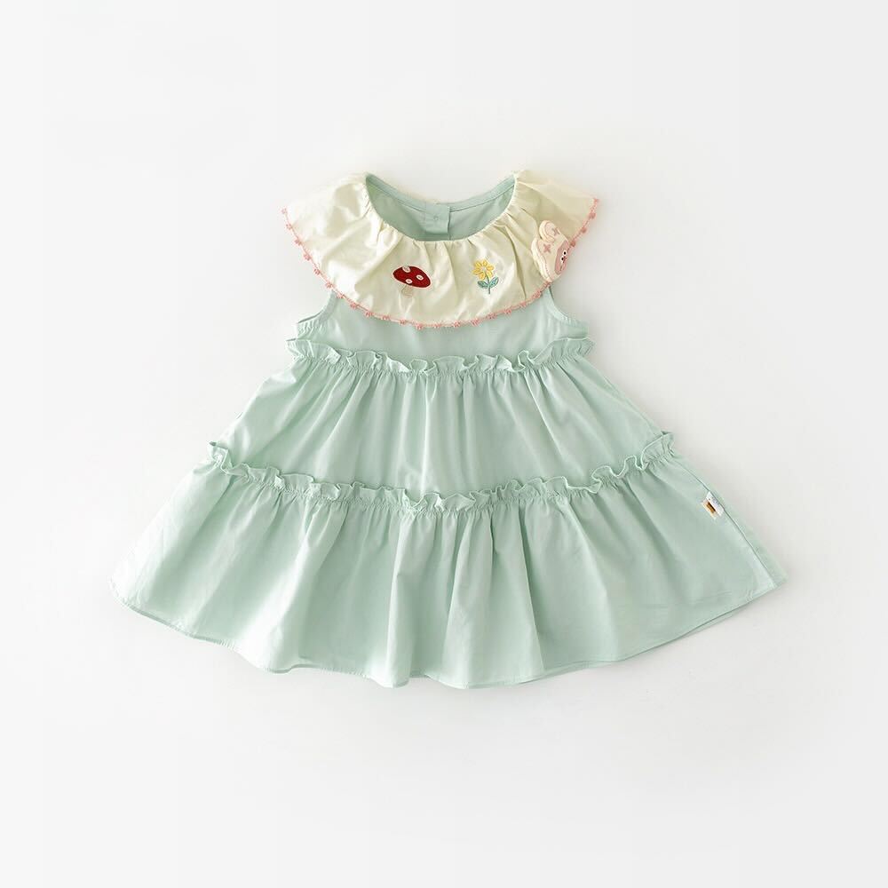 Frill layered dress