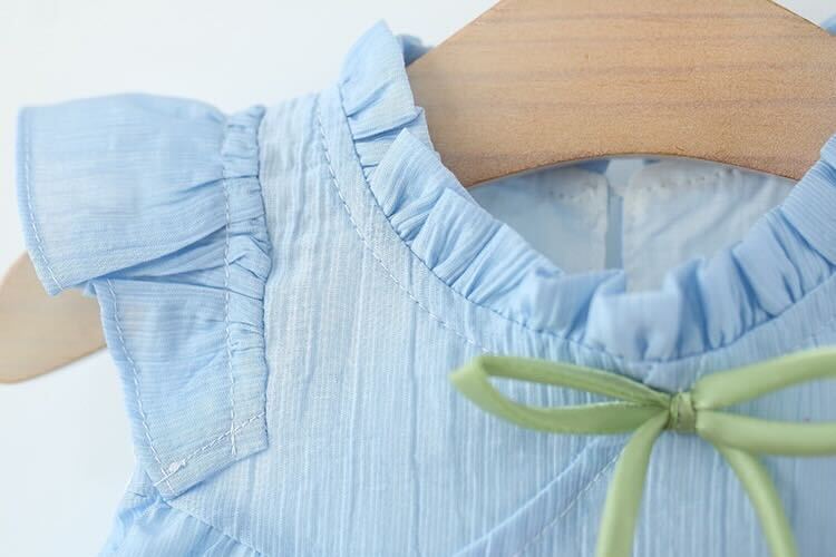 Blue tulip dress