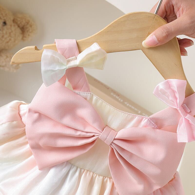 Bow made ombré romper