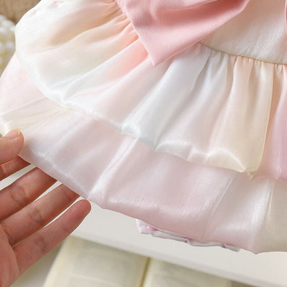 Bow made ombré romper