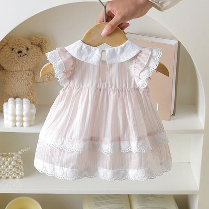 Bow made dress romper