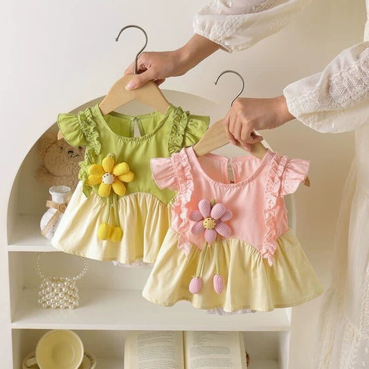 Big flower romper