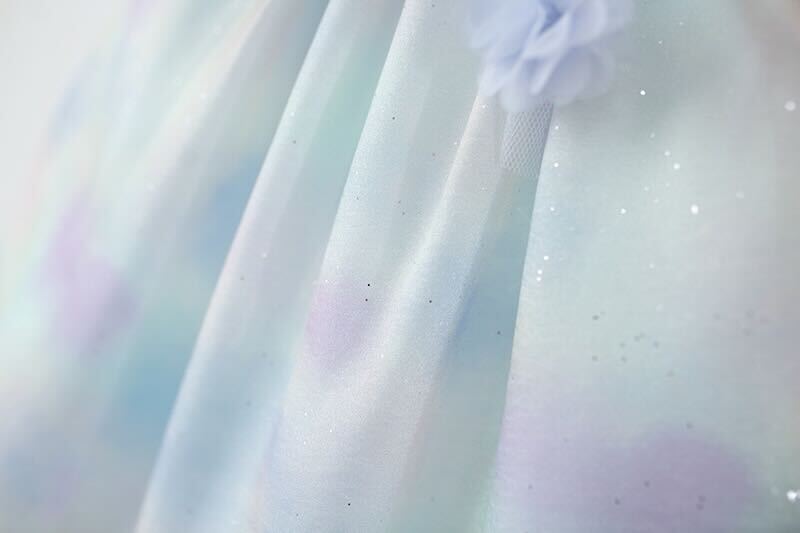 Ombré effect dress with hat